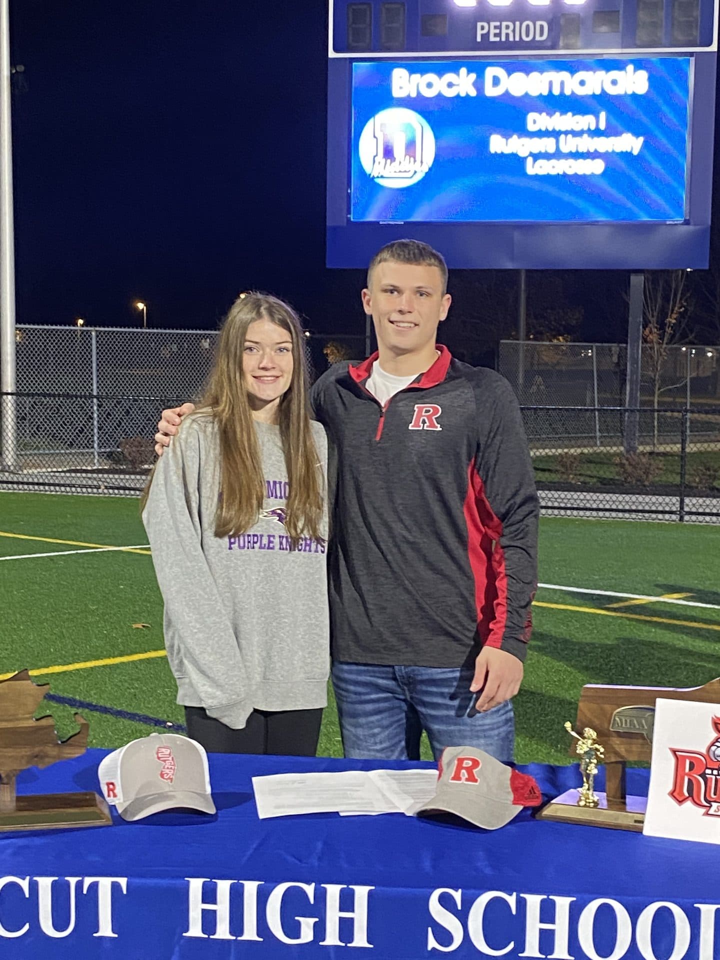 Dracut Middies athlete on Division I college signing day